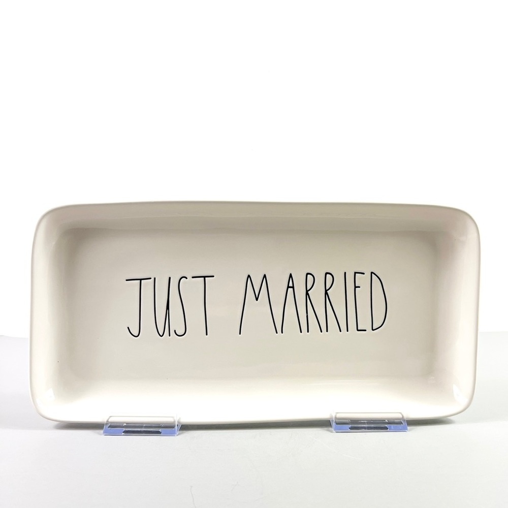 NEW Rae Dunn “JUST MARRIED “ Platter
